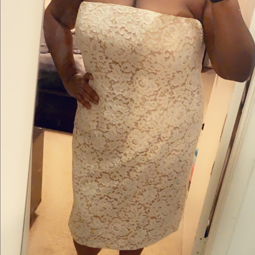 Lace Bridal Formal dress (2pc) Carmen Marc Valvo